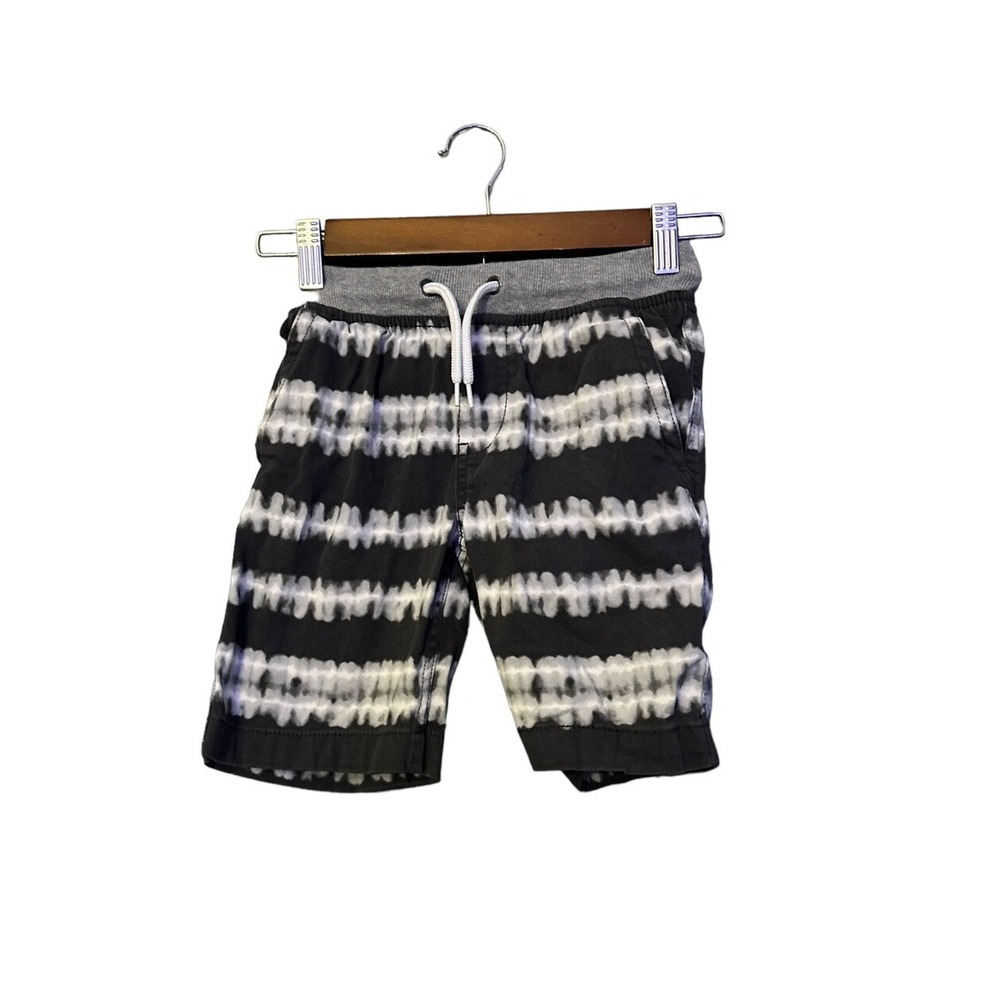 Wonder Nation Boys 6-7 Stretch Tie Dye Striped Shorts